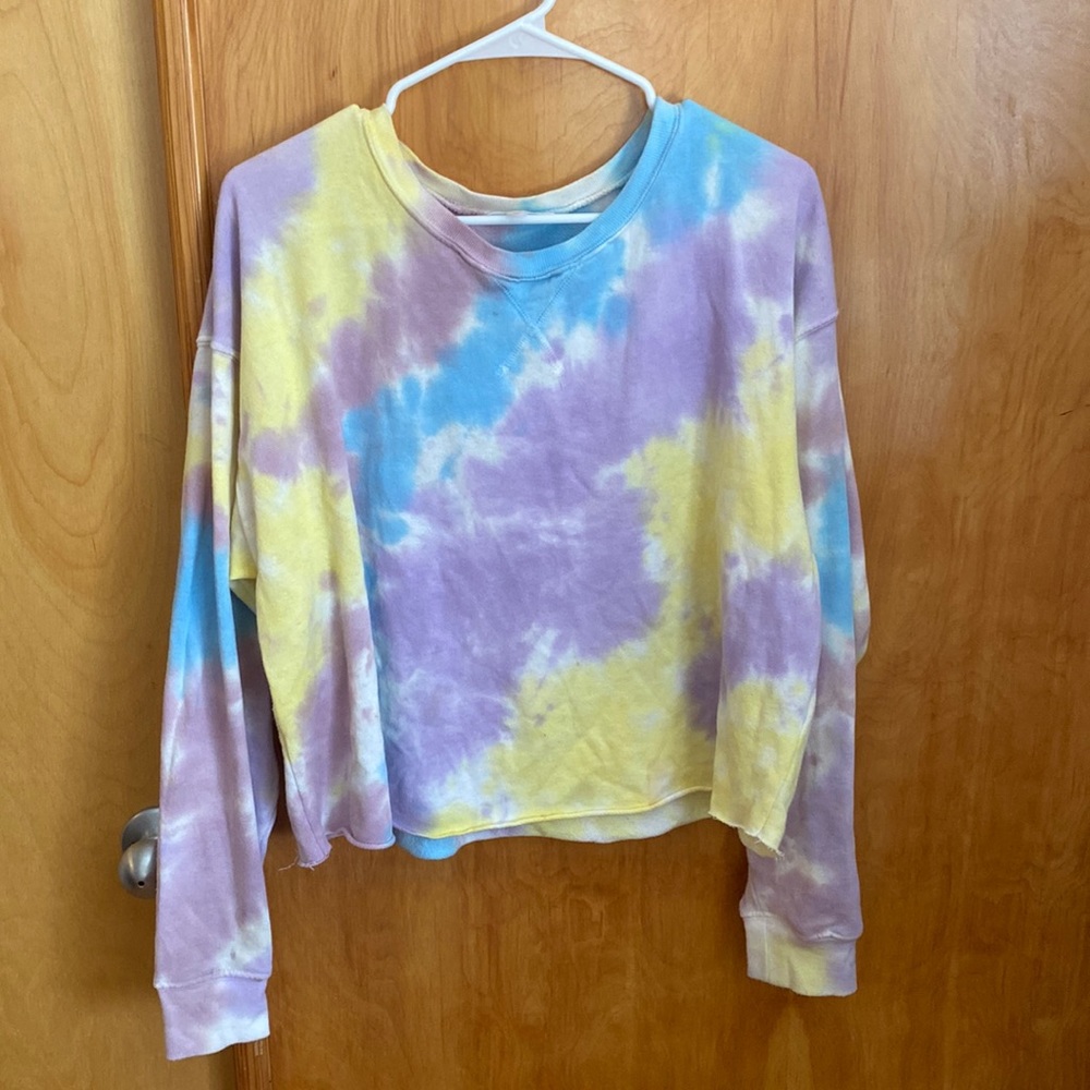 Comfy tie dye crop top